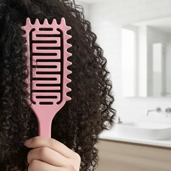 hair brush, curly hair brush, detangling hair brush, vented hair brush
