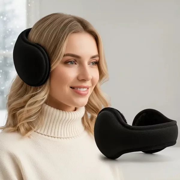 winter earmuffs, fleece earmuffs, ear cover for winter, mens ear warmers, foldable ear muffs for winter, cold weather ear protection