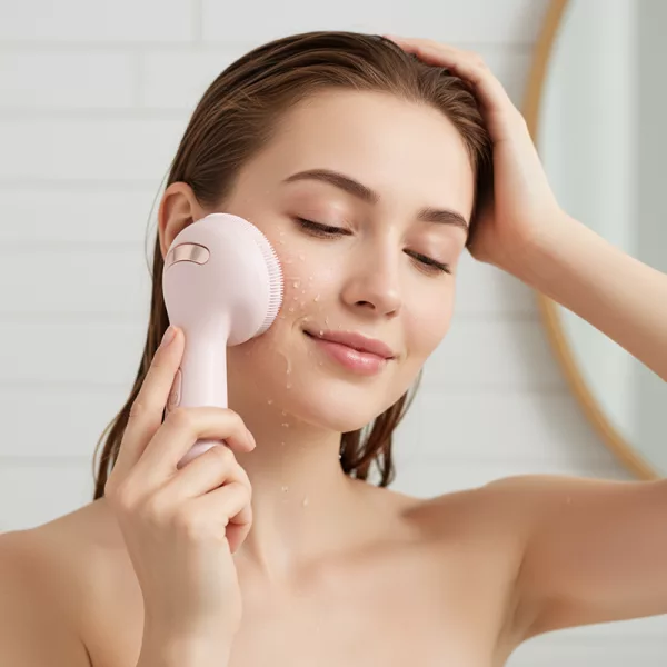 facial brush, facial cleansing brush, face scrubbing brush, exfoliating facial brush, face wash brush, silicone face scrubber, face scrubber, facial cleansing brush sonic facial cleansing brush, electric facial cleansing brush, exfoliating brush for face