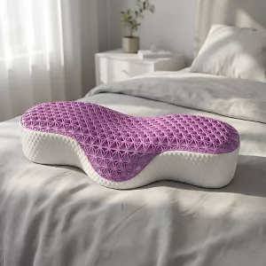 neck pillow, cervical pillow, orthopedic pillow, ergonomic pillow, breathable pillow